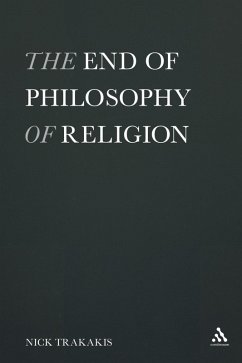 Cover The End of Philosophy of Religion (eBook, PDF)