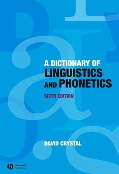A Dictionary of Linguistics and Phonetics (eBook, ePUB) - Crystal, David