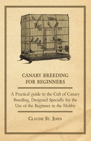 Canary Breeding for Beginners - A Practical Guide to the Cult of Canary Breeding, Designed Specially for the Use of the Beginner in the Hobby. (eBook, ePUB) Canary Breeding for Beginners - A Practical Guide to the Cult of Canary Breeding, Designed Specially for the Use of the Beginner in the Hobby. (eBook, ePUB)