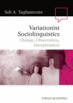 Variationist Sociolinguistics (eBook, PDF) - Tagliamonte, Sali A.
