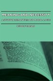 Meaning and Necessity - A Study in Semantics and Modal Logic (eBook, ePUB) Meaning and Necessity - A Study in Semantics and Modal Logic (eBook, ePUB)