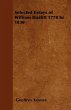 Selected Essays of William Hazlitt 1778... - Bild 1