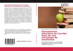 Cover Pensamiento Educativo de Carrillo: base de una estrategia de enseñanza