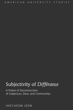 Cover Subjectivity of Differance (eBook, PDF)