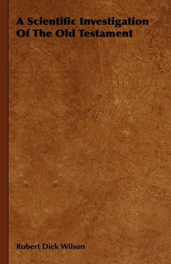 Cover A Scientific Investigation of the Old Testament (eBook, ePUB)