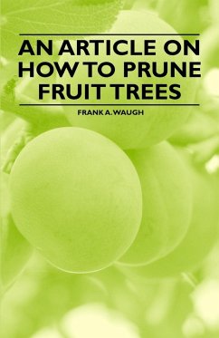 Cover An Article on How to Prune Fruit Trees (eBook, ePUB)