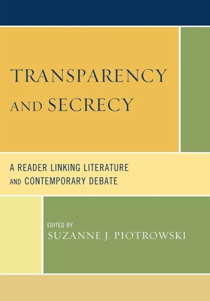 Transparency and Secrecy (eBook, ePUB)