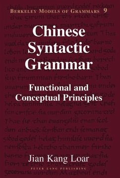 Chinese Syntactic Grammar (eBook, PDF) - Loar, Jian Kang