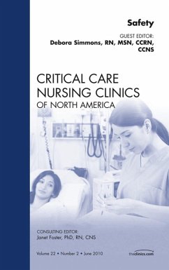 Cover Safety, An Issue of Critical Care Nursing Clinics (eBook, ePUB)