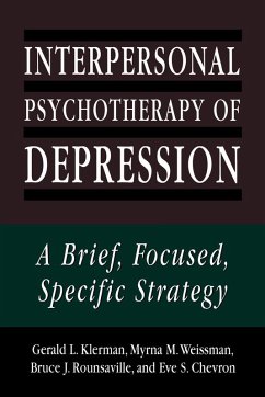 Cover Interpersonal Psychotherapy of Depression (eBook, ePUB)