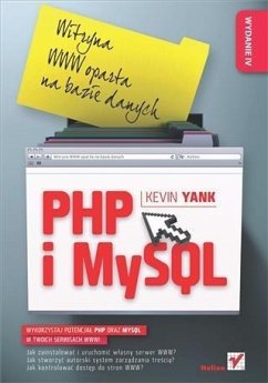 Cover PHP i MySQL. Witryna WWW oparta na bazie danych. Wydanie IV (eBook, PDF)