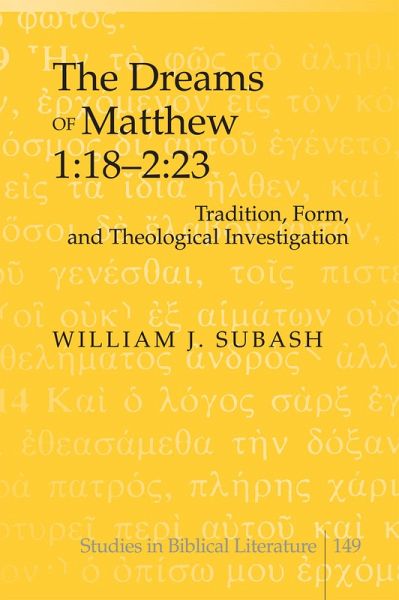 Dreams of Matthew 1:18-2:23 (eBook, PDF) Dreams of Matthew 1:18-2:23 (eBook, PDF)