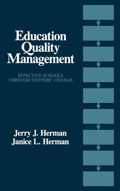 Education Quality Management (eBook, ePUB) - Herman, Jerry; Herman, Janice L.