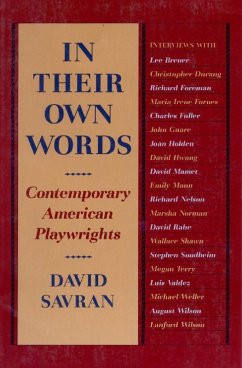 In Their Own Words (eBook, ePUB) - Savran, David