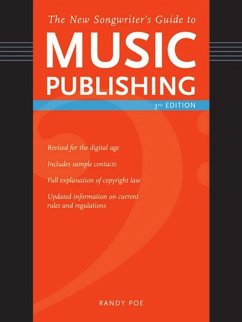 Cover The New Songwriter's Guide to Music Publishing (eBook, ePUB)