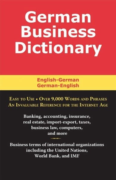 German Business Dictionary (eBook, ePUB)