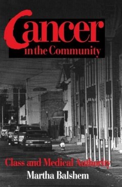 Cancer in the Community (eBook, ePUB) - Balshem, Martha