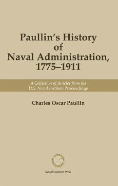 Cover Paullin's History of Naval Administration, 1775-19 (eBook, ePUB)