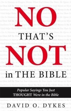 Cover No, That's Not in the Bible (eBook, ePUB)