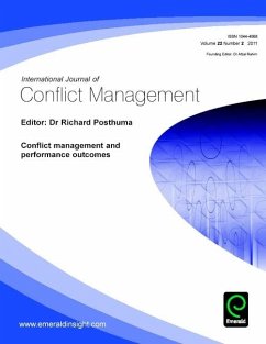 Cover Conflict management and performance outcomes (eBook, PDF)