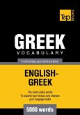 Greek vocabulary for English speakers - 5000 words (eBook, ePUB)