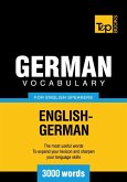 German vocabulary for English speakers - 3000 words (eBook, ePUB)