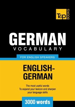 German vocabulary for English speakers - 3000 words (eBook, ePUB) - Taranov, Andrey