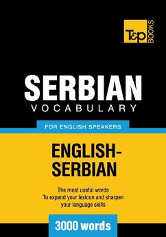Cover Serbian vocabulary for English speakers - 3000 words (eBook, ePUB)