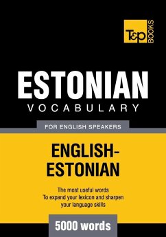 Cover Estonian vocabulary for English speakers - 5000 words (eBook, ePUB)