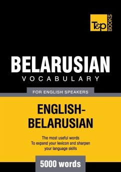 Cover Belarusian vocabulary for English speakers - 5000 words (eBook, ePUB)