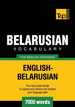 Cover Belarusian vocabulary for English speakers - 7000 words (eBook, ePUB)