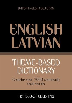 Cover Theme-based dictionary British English-Latvian - 7000 words (eBook, ePUB)