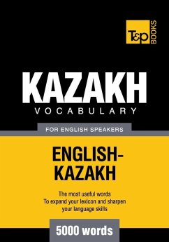 Cover Kazakh vocabulary for English speakers - 5000 words (eBook, ePUB)