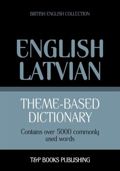 Cover Theme-based dictionary British English-Latvian - 5000 words (eBook, ePUB)