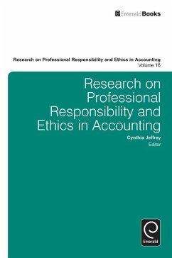 Cover Research on Professional Responsibility and Ethics in Accounting (eBook, ePUB)
