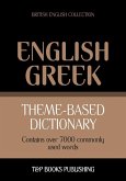 Theme-based dictionary British English-Greek - 7000 words (eBook, ePUB)