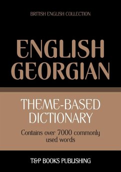 Cover Theme-based dictionary British English-Georgian - 7000 words (eBook, ePUB)