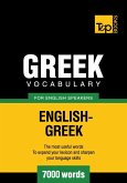 Greek vocabulary for English speakers - 7000 words (eBook, ePUB)