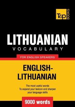 Cover Lithuanian vocabulary for English speakers - 9000 words (eBook, ePUB)