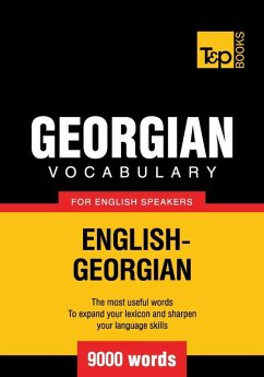 Cover Georgian vocabulary for English speakers - 9000 words (eBook, ePUB)