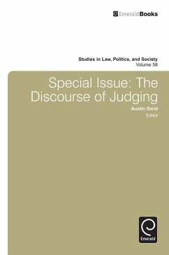 Cover Special Issue: The Discourse of Judging (eBook, ePUB)
