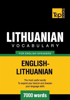 Cover Lithuanian vocabulary for English speakers - 7000 words (eBook, ePUB)