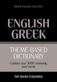 Theme-based dictionary British English-Greek - 3000 words (eBook, ePUB)