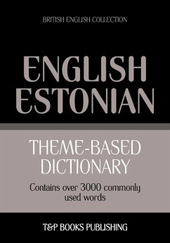 Cover Theme-based dictionary British English-Estonian - 3000 words (eBook, ePUB)