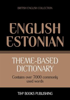 Cover Theme-based dictionary British English-Estonian - 7000 words (eBook, ePUB)
