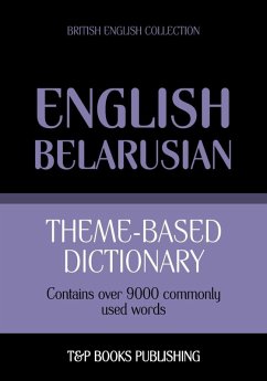 Cover Theme-based dictionary British English-Belarusian - 9000 words (eBook, ePUB)