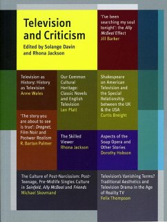Cover Television and Criticism (eBook, ePUB)