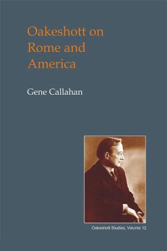 Cover Oakeshott on Rome and America (eBook, PDF)