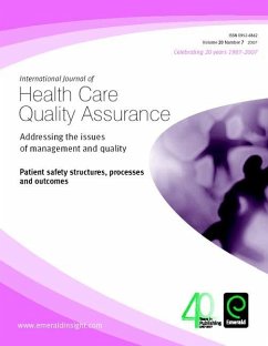 Patient Safety Structures, Processes and Outcomes (eBook, PDF)