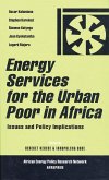 Energy Services for the Urban Poor in Africa (eBook, PDF)